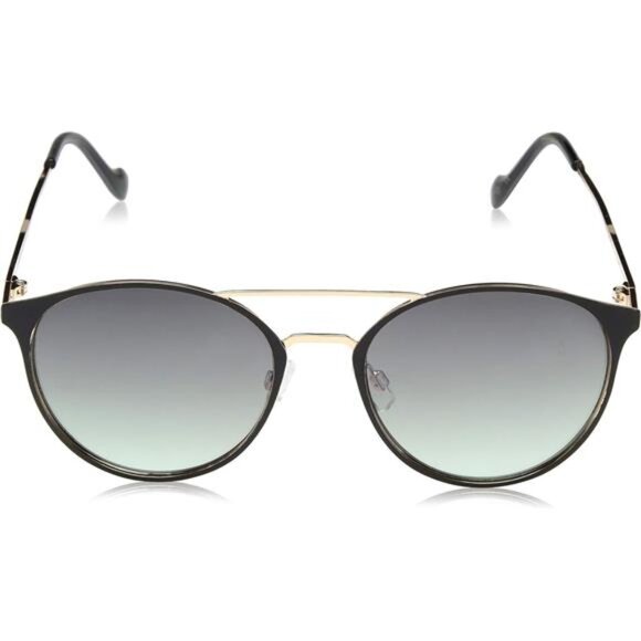 Women's J5564 Retro Metal Round Sunglasses – UV400, 56mm Aviator - Picture 2 of 6